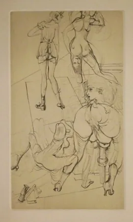 Água-Forte Bellmer - Gravure inedite