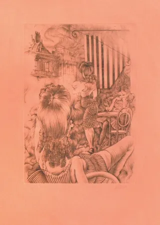 Água-Forte E Água-Tinta Bellmer - Incendie à marseille