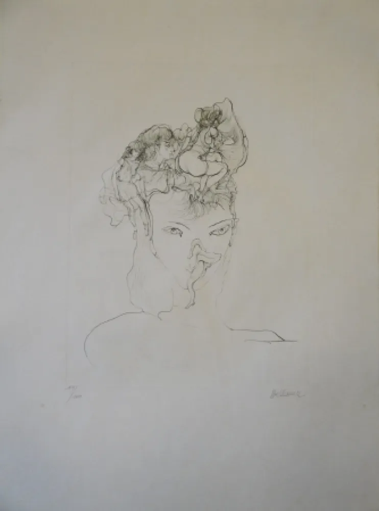 Gravura Bellmer - Jeune-fille