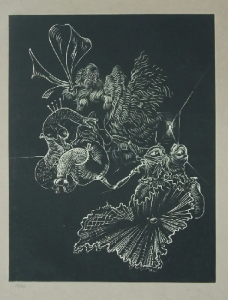 Água-Forte Bellmer - La demande en marriage