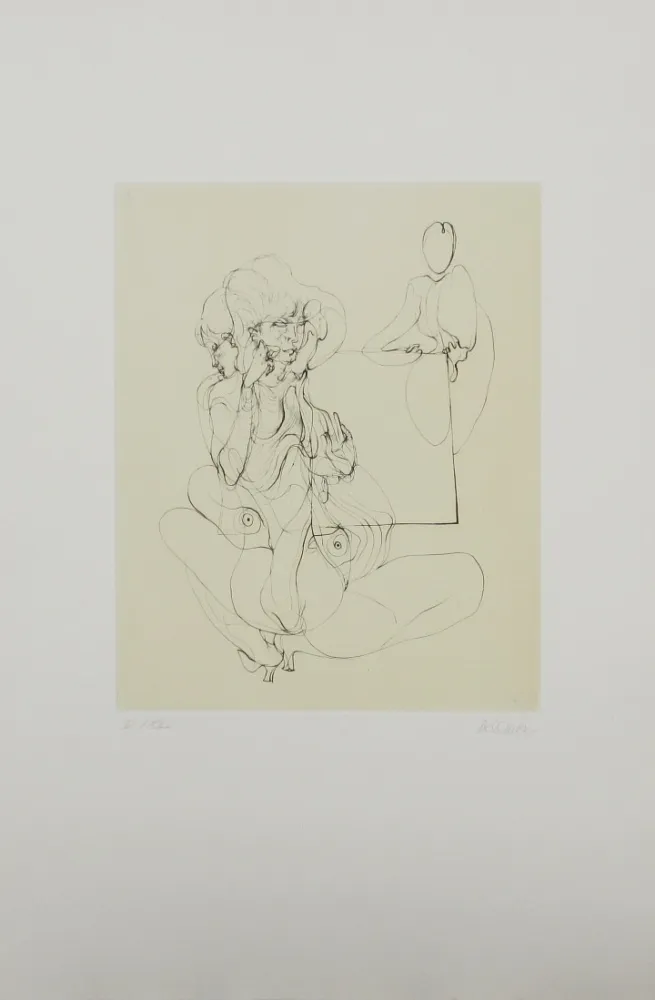 Água-Forte E Água-Tinta Bellmer - La table parlante