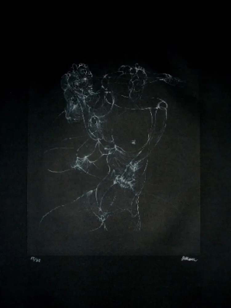 Água-Forte Bellmer - L'inceste