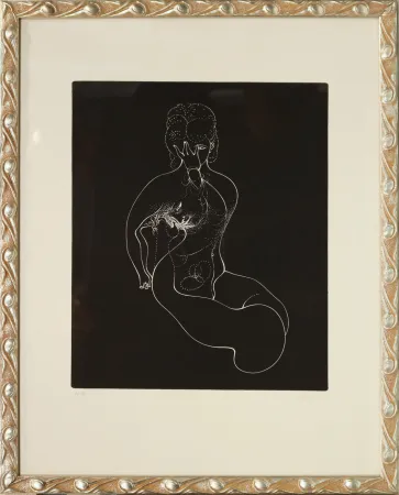 Água-Forte Bellmer - Nudo immobile