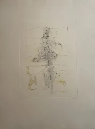 Gravura Bellmer - Onze heure et demie 