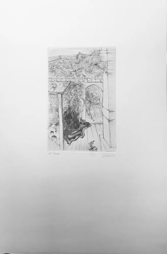 Água-Forte Bellmer - Retable (1971)