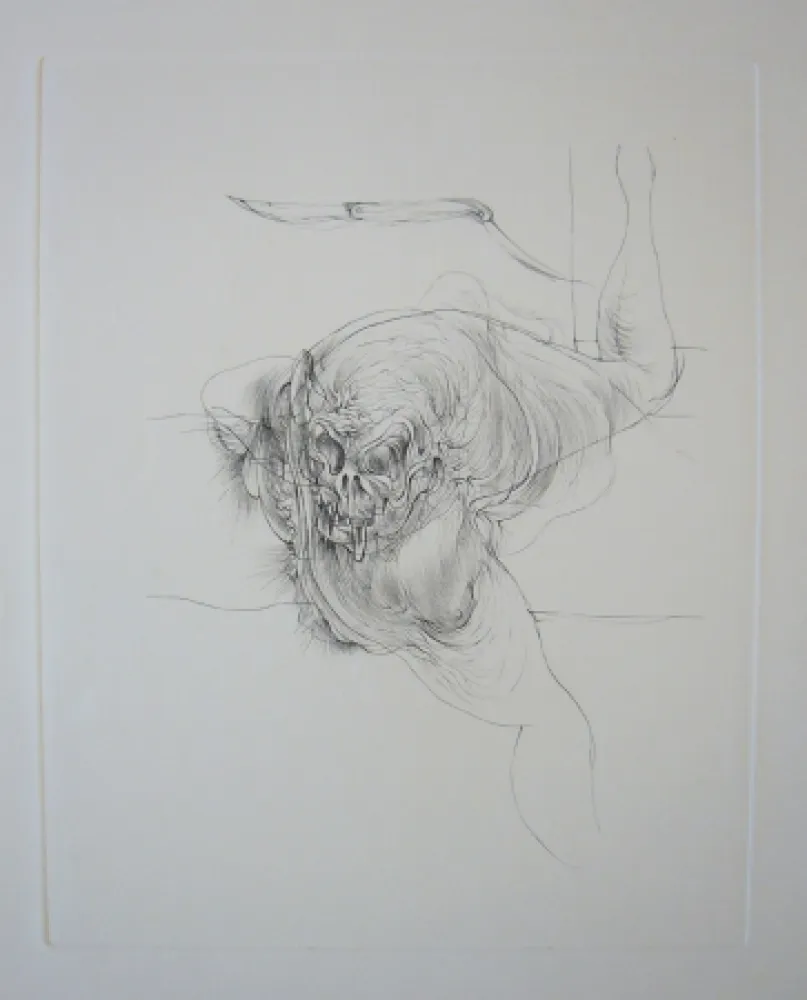 Água-Forte Bellmer - Sans titre