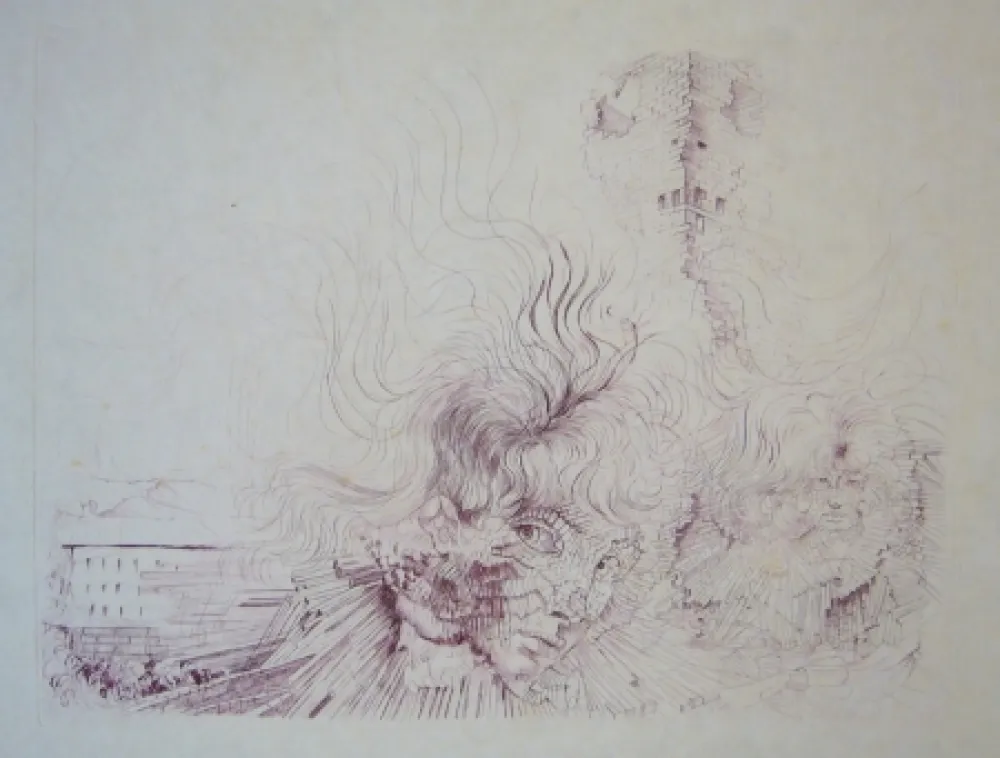 Água-Forte Bellmer - Sans titre