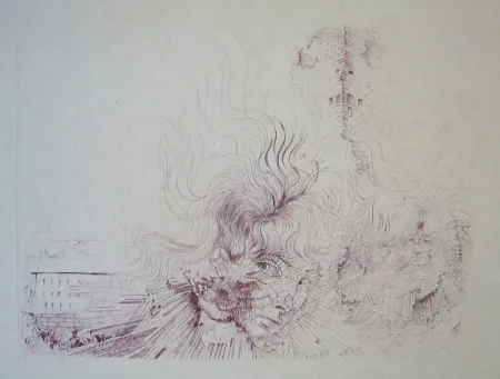 Água-Forte Bellmer - Sans titre