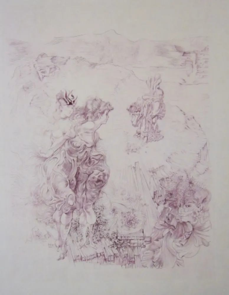 Água-Forte Bellmer - Sans titre