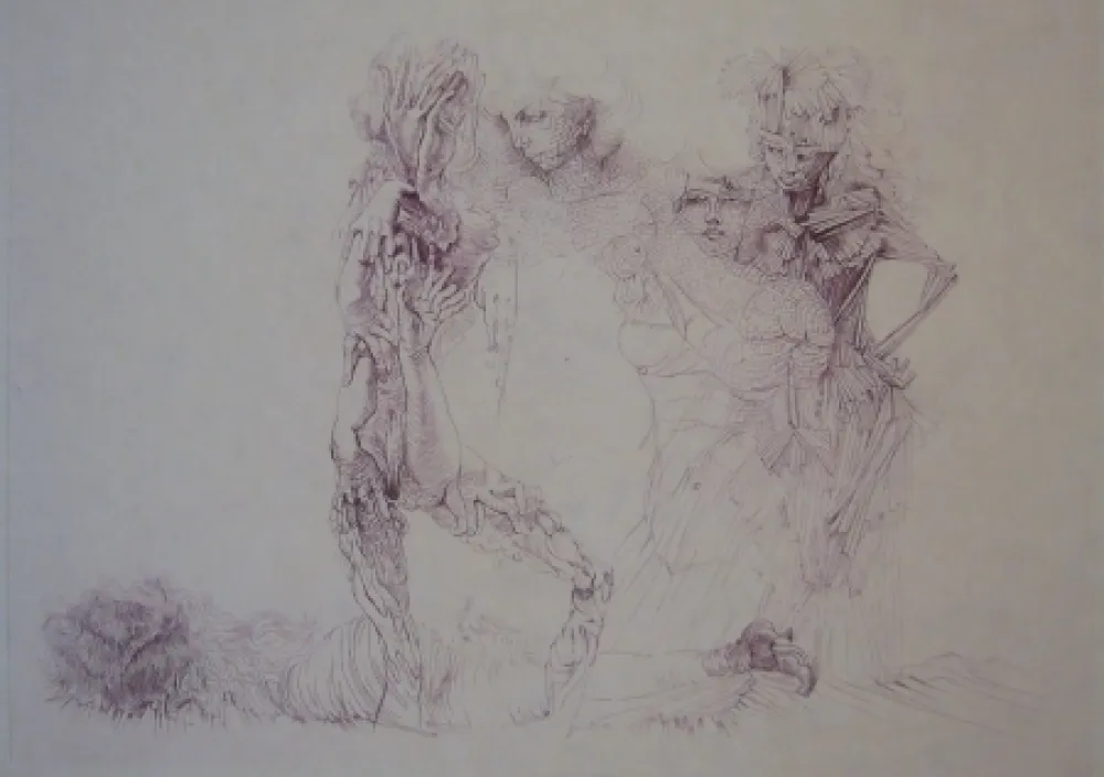 Água-Forte E Água-Tinta Bellmer - Sans titre