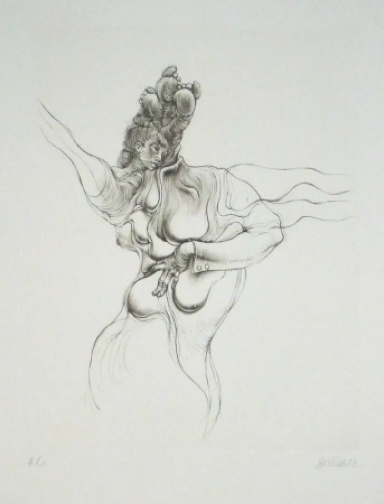 Água-Forte E Água-Tinta Bellmer - Sans titre