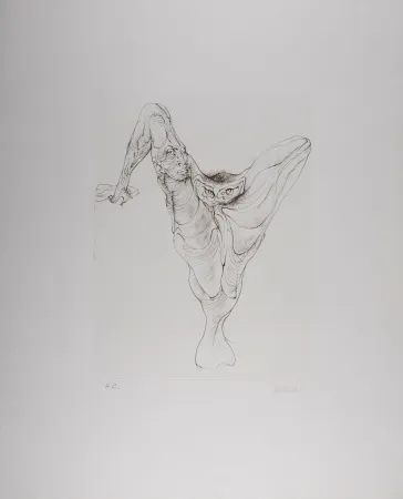 Água-Forte Bellmer - Sexe Oiseau