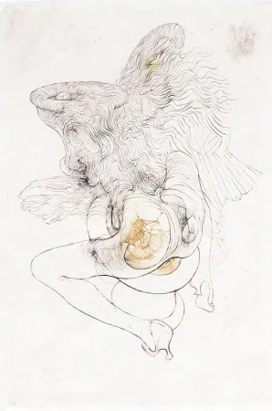 Água-Forte E Água-Tinta Bellmer - SUITE EN COULEURS DES 6 GRAVURES POUR 