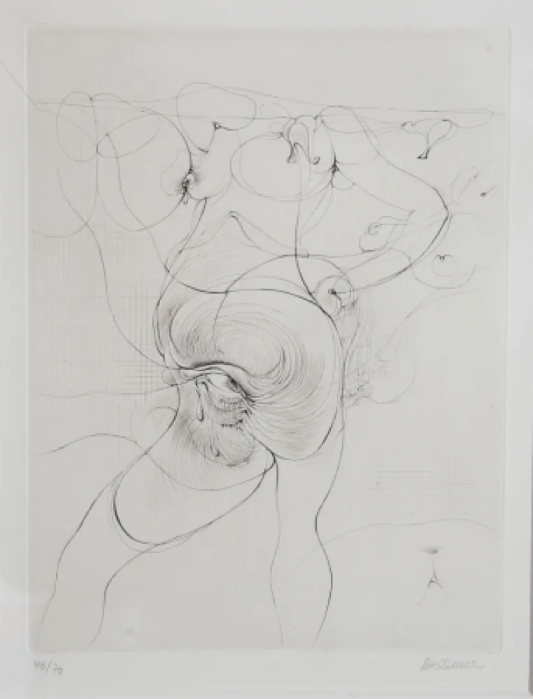 Gravura Bellmer - The Body and Eye 