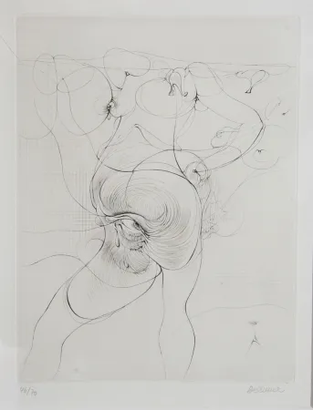 Gravura Bellmer - The Body and Eye 