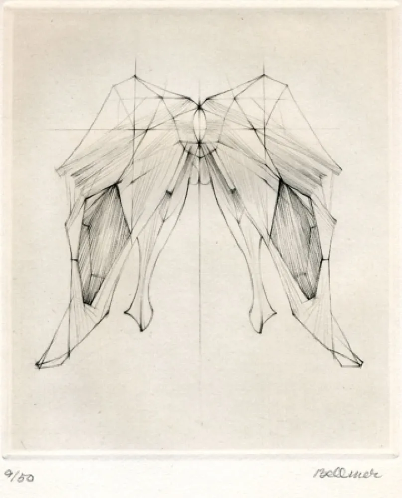 Gravura Bellmer - Untitled abstraction