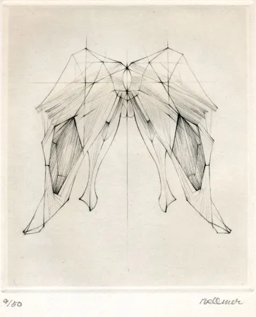 Gravura Bellmer - Untitled abstraction