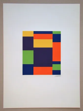 Serigrafia Béöthy Steiner - Composition