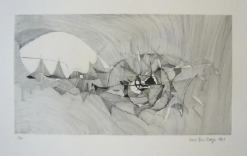 Gravura Berge - Quadrige