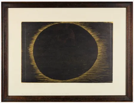 Xilogravura Bergman - Planète