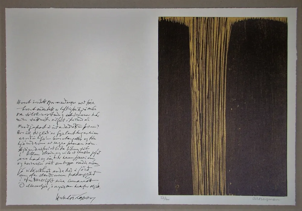 Xilogravura Bergman - Sans titre