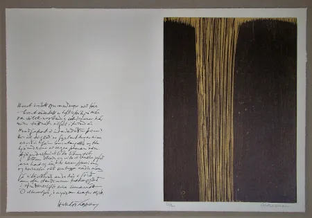 Xilogravura Bergman - Sans titre