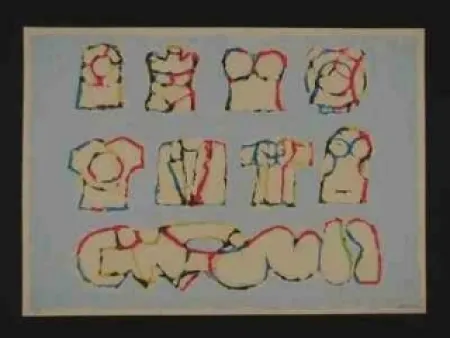 Serigrafia Berrocal - Sans titre