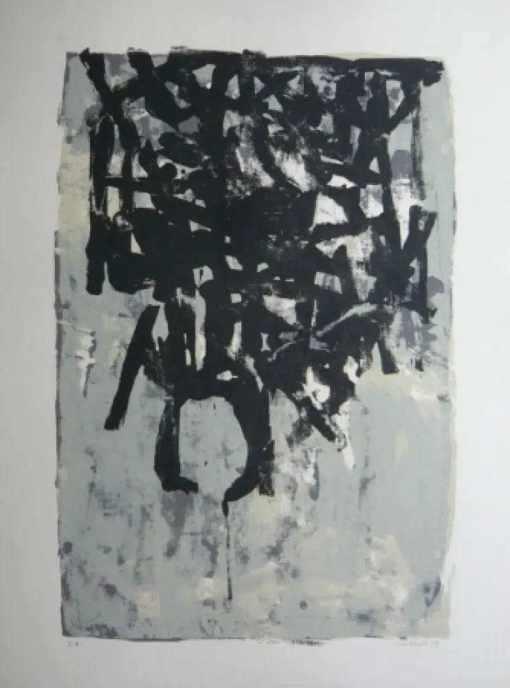 Litografia Bertholo - Composition 