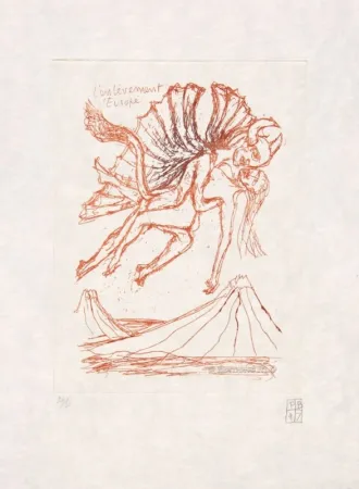 Água-Forte Bettencourt - L'enlèvement d'Europe + Livre