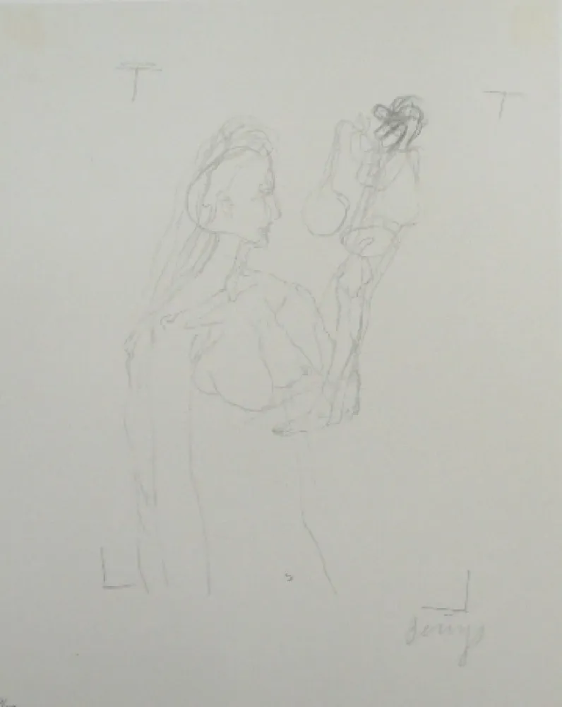 Litografia Beuys - Codices Madrid 5