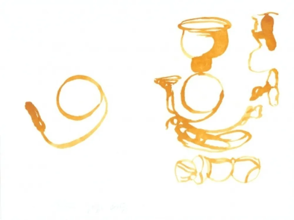 Litografia Beuys - De la vie des abeilles (Aus dem Leben der Bienen)