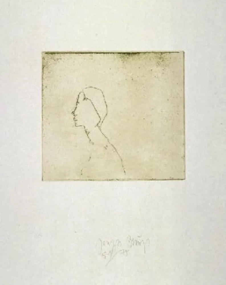 Água-Forte E Água-Tinta Beuys - Kopf H.B