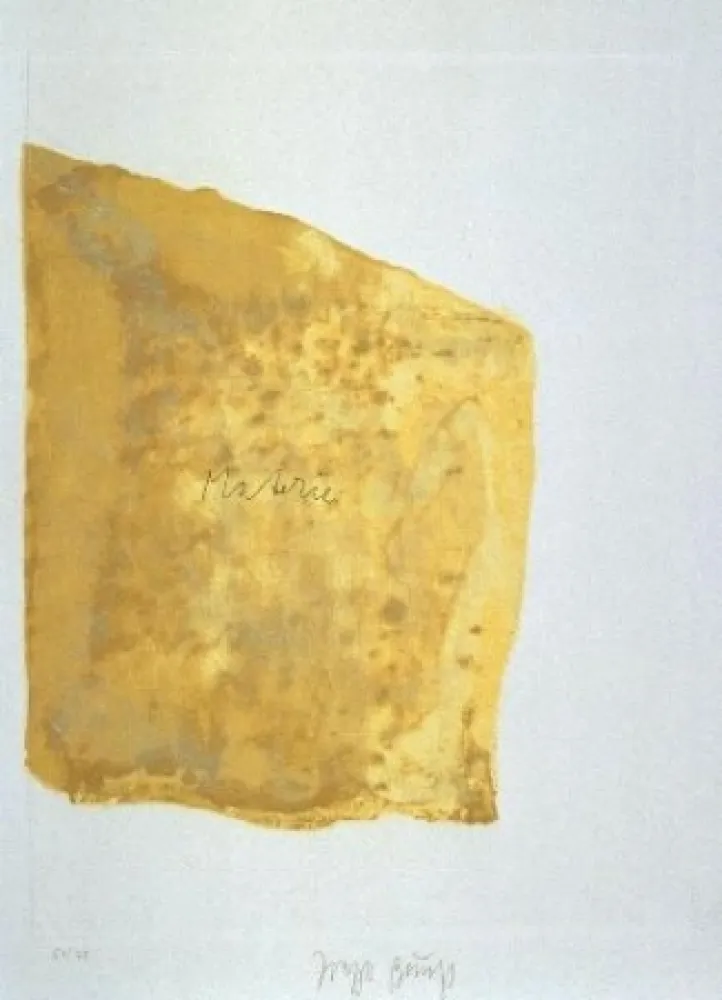 Água-Tinta Beuys - Materie