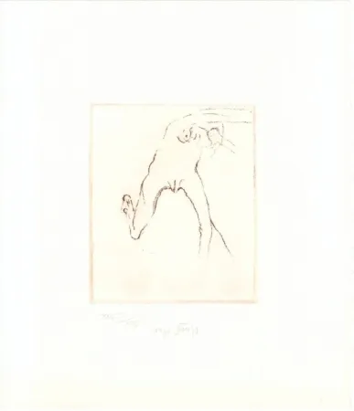 Água-Forte E Água-Tinta Beuys - Schwurhand: Frau rennt weg mit Gehirn 