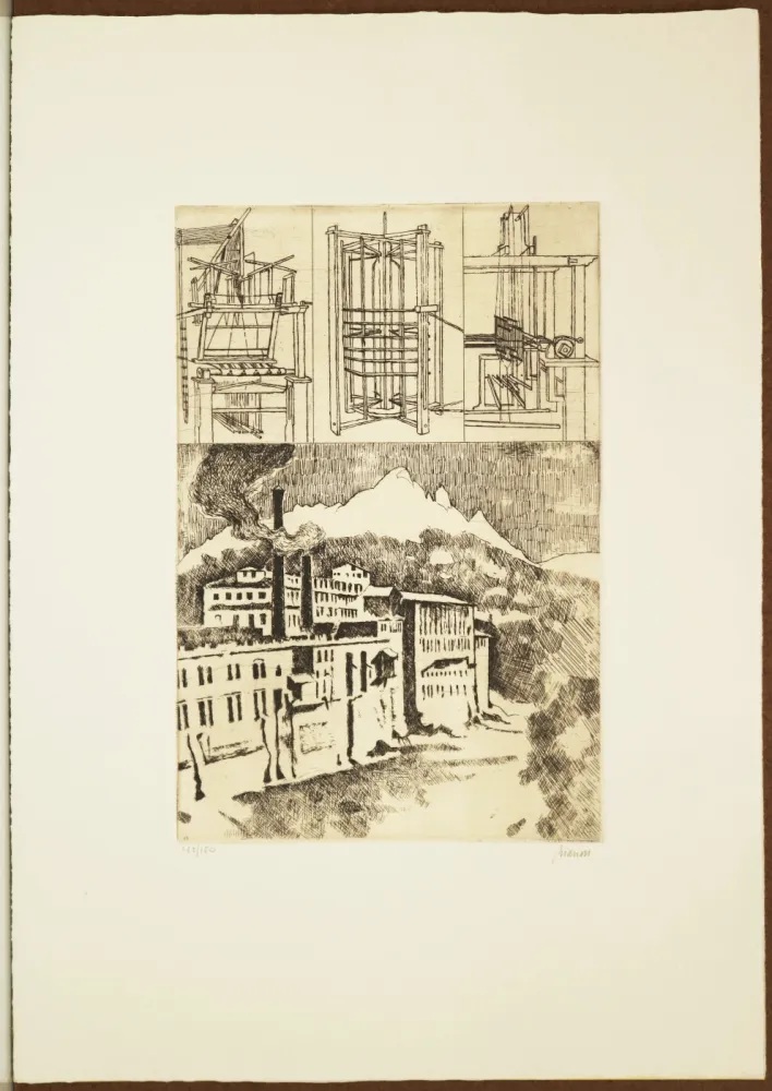 Água-Forte Biasion - Antiche macchine - antiche fabbriche