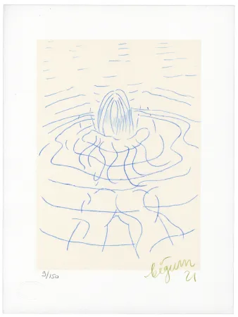 Litografia Bigum - Sans Titre