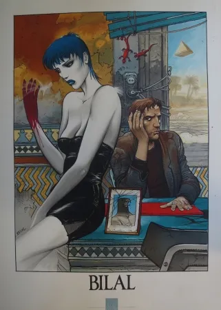 Litografia Bilal - Sans titre