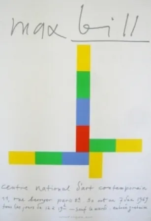 Cartaz Bill - Affiche exposition centre national d'art contemporain