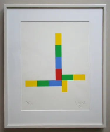 Serigrafia Bill - Konkrete Komposition - 1969