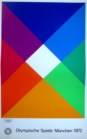 Serigrafia Bill - OL 1972 - original colour silkscreen