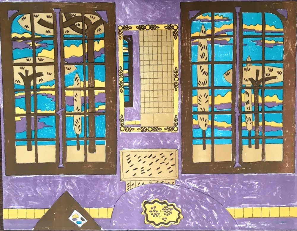 Litografia Bioulès - Automne