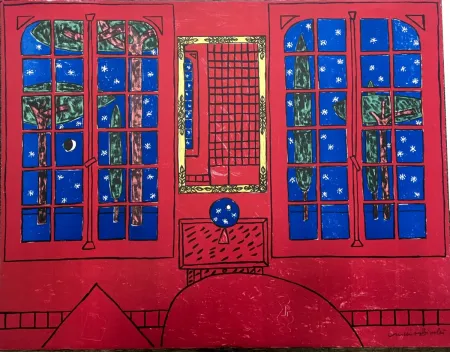 Litografia Bioulès - Hiver