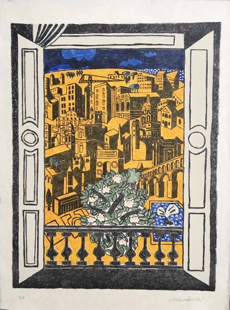 Litografia Bioulès - Millénaire de Montpellier