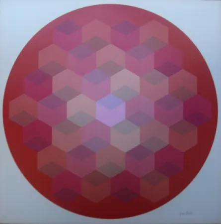 Litografia Bird - Tribute to Vasarely 8