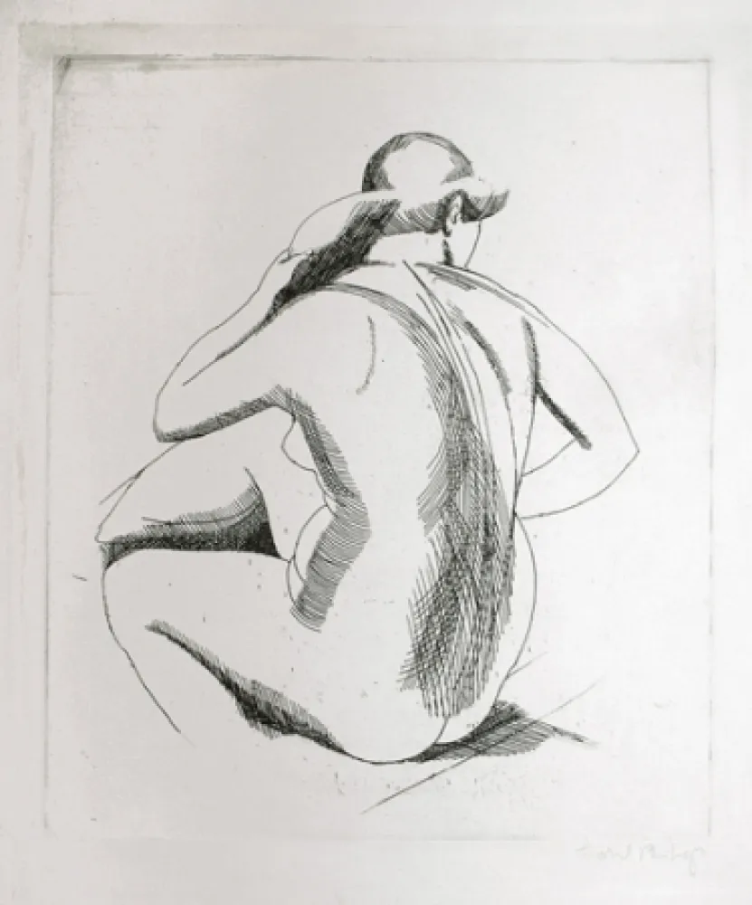 Gravura Bishop - Isabel Bishop.  Eight Etchings, 1925-1931.