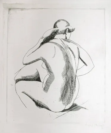 Gravura Bishop - Isabel Bishop.  Eight Etchings, 1925-1931.