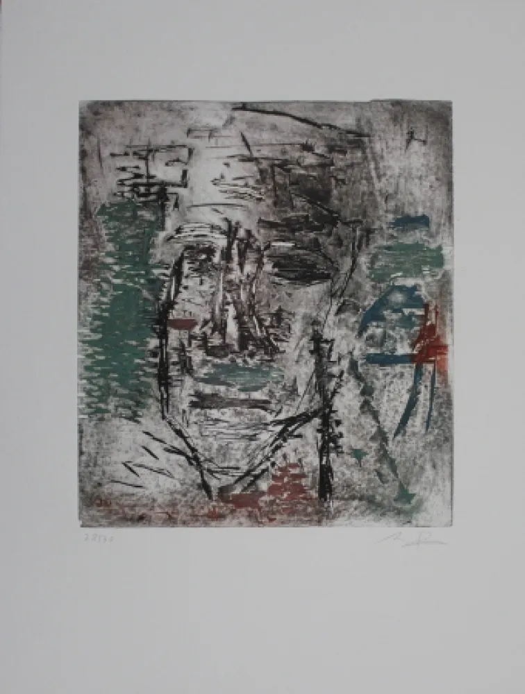 Água-Forte E Água-Tinta Bissière - Grosse tête