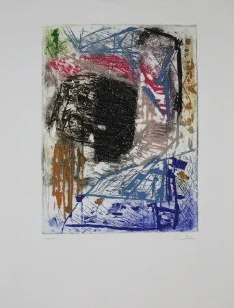 Gravura Bissière - Le grillon / The Cricket