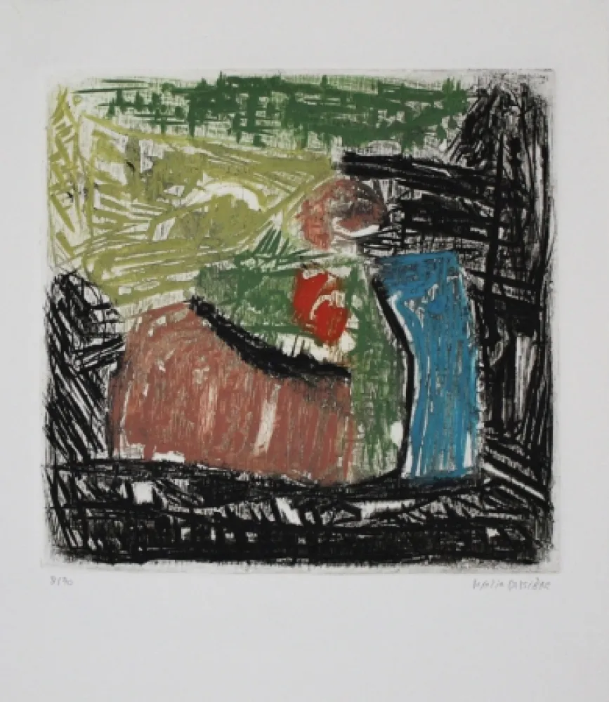 Gravura Bissière - Réseaux II