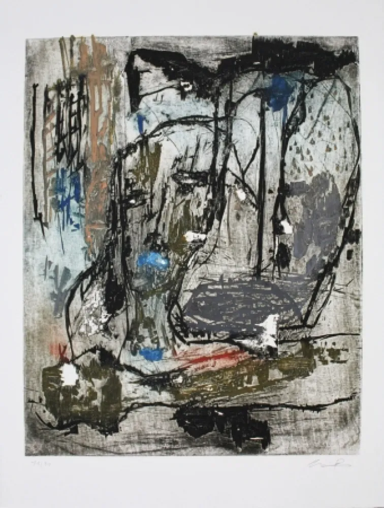 Água-Forte E Água-Tinta Bissière - Reveil à l'aube / Dawn Awakening